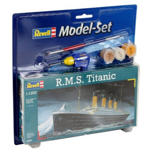 Revell - Model Set R.M.S. Titanic 1:1200 i gruppen PUSSEL / Modellbyggen / Revell / Fordon hos Spelexperten (R-65804)
